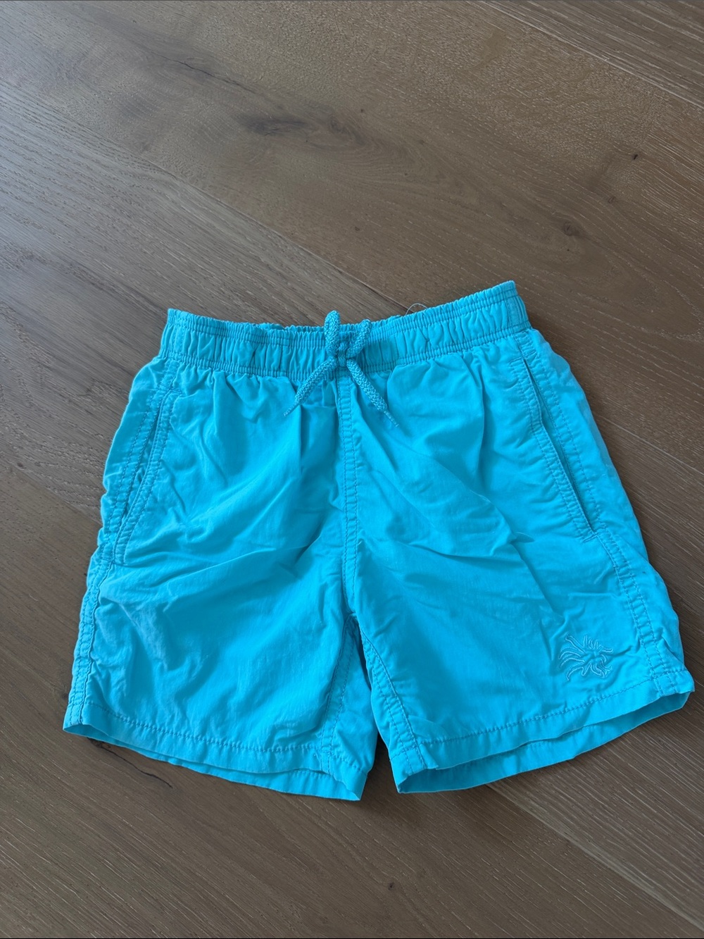 Vilebrequin Kids Turquoise Drawstring Swim Shorts